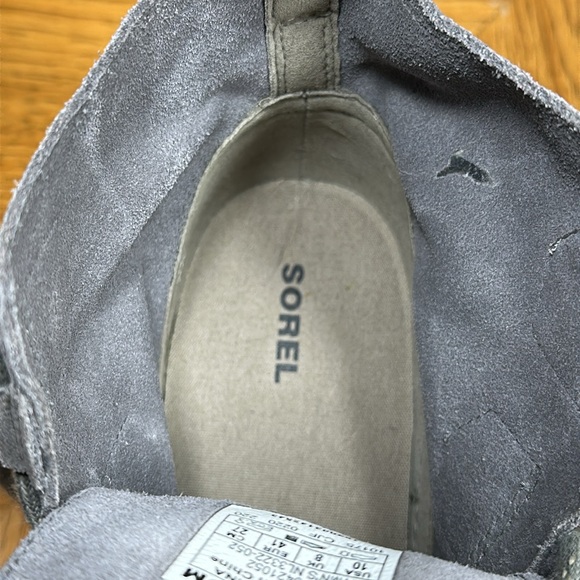 SOREL Women's Evie Lace Waterproof Suede Ankle Bootie - Picture 14 of 15